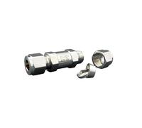 PKNVKZIDK 1PC 10MM High Pressure Stainless Steel Double Ferrule Check Valve ipeline Instrument One-Way Valve
