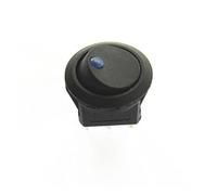 PKNVKZIDK 1pc Cat'S Eye 12 v Blue Lamp Series 3 Pin Opening 20mm Power Circular switches 3-Pin on/Off
