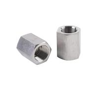 PKNVKZIDK 1PC M12x1.25 Metric Female Thread Stainless Steel Socket High Pressure Pipe Fitting