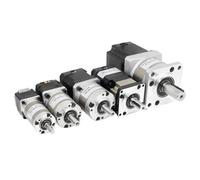 PKNVKZIDK 1pcs Nema11 Nema14 Nema17 Nema23 Nema24 High Precision Planetary Geared Stepper Electronic Starter with Speed Reducer Ratio 1:3-1:100(Ratio 15,Nema24 60X55mm)