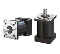 PKNVKZIDK 1pcs Nema23 Planetary Gearbox Speed Reducer Step-Down Gearbox 14mm Shaft 57mm Flange Stepper Electronic Starter Reducer Planetary Gearbox(Ratio 10 to 1,8 Input 14 Output)