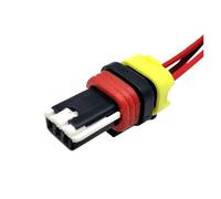 PKNVKZIDK 3 Pin Auto Connector Headlight Cable Socket Light Height Adjustment Electronic Starter Wire Harness Pigtail for 1-936527-2(10PCS)