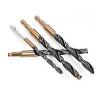 PKNVKZIDK 3pcs 4.0mm HSS4341 Hex Shank Twist Drill Bit Set Wood Metal Stainless Steel Hole Cutter Core Drilling Tool Cobalt Drill Bits PKNVKZIDK