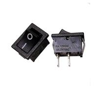 PKNVKZIDK 5pc MR-1-110-C5N-BB Boat-Type Switch Rocker Switch Two-Pin Two-Position 6A250V 21 * 15mm