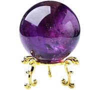 PKNVKZIDK Amethyst Ornament of Bright House Decorations for Decorative Accessories for Decor of Accents Table Balls,Purple,45mm