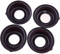 PKNVKZIDK Car Repair Parts Rubber 4Pcs Carburetor Plunger Diaphragm Membrane Fit for VMAX1200 VMX12 XVZ13 XVZ1300 VXZ12 XVZ1200 Easy to Install PKNVKZIDK