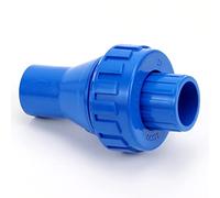 PKNVKZIDK Control Valve, 1pcs PVC One Way Non Check Valve Belt Spring Pipe Fittings Coupling Water Connector, For Garden Irrigation I.D20mm-32mm (Size : I.D.32mm) (Size : Inner Dia.20mm)