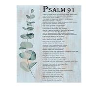 PKNVKZIDK Elegant Religious Poster, Christian Scripture Wall Art for Bedroom and Nursery, Faith-Inspired Decor Print Unframed,16x24inch(40x60cm)