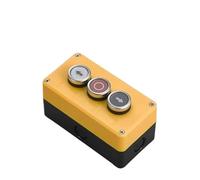 PKNVKZIDK Emergency Stop Switch Button Switch Control Box Hand-Held Self Starting Button Waterproof Box Electrical Industrial Emergency Stop LA38(3Hole11)