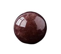 PKNVKZIDK Fluorite Rough Stone Crystal Ball Rainbow for Decoration or Magic,Strawberry Crystal-5cm