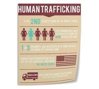 PKNVKZIDK Human Rights & Dignity Art Print - Awareness Themed Canvas Poster, Thoughtful Decor for University, Activist Office, Living Space Framed,08x12inch(20x30cm)