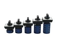 PKNVKZIDK LW28 125A 1/2/3/4/5/6/7 Phase 4/8/12/16/20/24 Screw Terminal 3 Position Changeover CAM Switch Silver (Man-Off-Auto,8P-32 terminals)