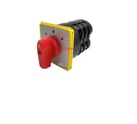 PKNVKZIDK LW5-16A CAM Switch 3 Positions Dual Power Rotary Changeover Selector Electronic Starter Control Two Different Loads Silver (16A 3P)