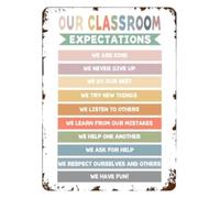 PKNVKZIDK Mental Wellness Boho Decor Aluminum Tin Sign Inspirational Wall-Art for Classroom Counseling Office Calm Corner 8 X 12 in