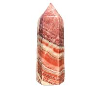 PKNVKZIDK Pork Stone Column Quartz Crystal Tower Point madafascar Ornaments (Size : 600g-650g)