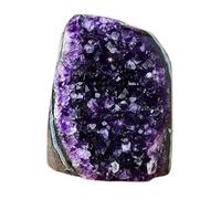 PKNVKZIDK Real Amethyst Cluster Geode, Crystal Rough Stone,Purple Quartz Rock for Home Decoration, House Warming Gifts,1000~1300g
