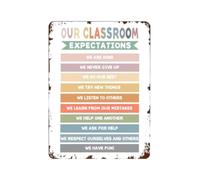 PKNVKZIDK Speech Therapist Office Decor Metal Tin Sign Boho Calm Corner Wall-Art for SLP Classroom Clinic Waiting Room Mental Health Awareness 8 X 12 inch