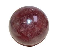 PKNVKZIDK Stone Crystal Strawberry Quartz Ball Ornaments Home Decoration Room