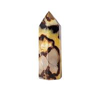 PKNVKZIDK StoneTortoise Shell Stone Crystal Point Column Large Size Septarium Wand Home Decoration Tower Ornaments (Size : 500-600g)
