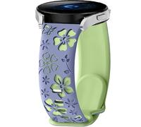 PKQTOP 22mm Pulsera de Repuesto para Xiaomi Watch 5/S5 46mm//S4 47mm/S2/S3/S1/Mi Watch2, Flower Deporte Brazalete Silicona Correa para Realme Watch 5/3/3 Pro/2/2Pro/S2/S/S Pro