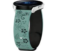 PKQTOP Flower Pulsera de Repuesto para Xiaomi Watch 5/S5 46mm//S4 47mm/S2/S3/S1/Mi Watch2, 22mm Deporte Brazalete Silicona Correa para Realme Watch 5/3/3 Pro/2/2Pro/S2/S/S Pro