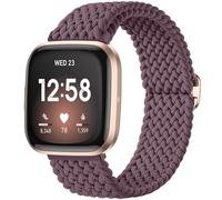 PKQTOP Pulsera de Repuesto para Fitbit Versa 4 / Versa 3, Deporte Brazalete Nylon Correa para Fitbit Sense 2 / Sense
