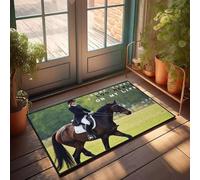 PKRD Alfombra de cocina retro con texto en inglés "Sometimes I Loo Newly On My Life", 50 x 80 cm