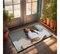 PKRD Things For Boys Room A Woman In White Loungewear Poses On A Couch. Felpudo al aire libre para entrada exterior, bar de cueva de hombre (50 x 80 cm)