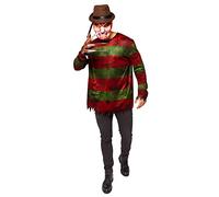 (PKT) (9912544) Traje Freddy Krueger para hombre adulto (talla S)