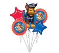 (PKT) BQT: Paw Patrol Foil Balloon Bouquet P75 (5 piezas)