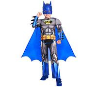(PKT) (Fix 8/8) (9906621) Disfraz de Batman valiente y audaz para niños (4-6 años)