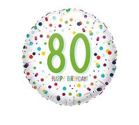 (PKT) - Globo de papel de aluminio para 80 años