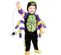 (PKT) (PDBSP06) Disfraz de araña espeluznante para niños (2-3 años)