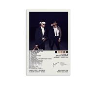 PKUOLFYA Póster con texto en inglés "We Don't Trust You" para portada de álbum, lienzo artístico, póster decorativo para dormitorio, 20 x 30 pulgadas (50 x 75 cm)