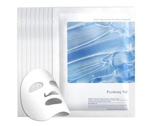 [PKY] Paquete de Máscaras Altamente Hidratantes Pyunkang Yul 10 PZS - Mascarilla Facial de Ceramidas y Vitaminas Coreanas con Panthenol, Ácido Hialurónico, Árbol de Té y Cica