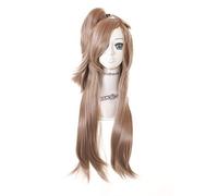 PL-335 Rubio Beige 70 cm de largo 3 piezas para Kotori Minami Cosplay Peluca Peluca Anime Manga