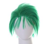 PL-811 Verde Pelo Corto para Joker, Zoro Cosplay Peluca Anime Manga Fiesta Wig