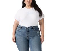 Levi's® Plus Camiseta 'PERFECT' azul claro / blanco natural XL azul claro / blanco natural