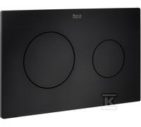 PL10-Pulsador doble negro mate A890189206