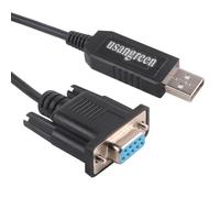 PL2303TA - Cable de módem nulo (USB RS232 a DB9, cable cruzado) Null modem pinout: 2-TXD, 3-RXD 5-GND, 7-CTS. 8-RT