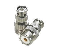 PL259 SO239 al conector de cable coaxial del adaptador BNC, cambiadores de género hembra-varón de la frecuencia ultraelevada(SO239 to BNC M)