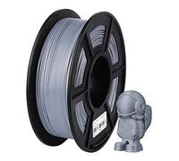 PLA Filament 1kg, 3D Printer Filament 1.75mm, Used for 3D Printer and 3D Pen-Gray(Silver)