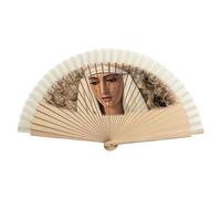 Pla Pla Pla Abanicos con imágenes religosas. Abanicos Espranza de Triana y Macarena. Abanicos para invitados de madera. Abanicos personalizados. (ESPERANZA DE TRIANA)