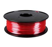 PLA Silk Filament 1kg, 3D Printer Filament 1.75mm, for 3D Printer and 3D Pen-White(Red)