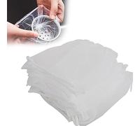 PLABBDPL 100 Pcs Bolsa de malla desechable para residuos,Bolsa de Filtro para Fregadero,Filtro de Skimmer de Fregadero, Regadero de Cocina Bolsa de Malla Fina, Bolsa Antiobstrucción Fregadero Residuos