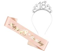 PLABBDPL 18 Anni compleanno corona ragazza compleanno compleanno corona corona 18° compleanno corona 18° compleanno regalo festa decorazione festa
