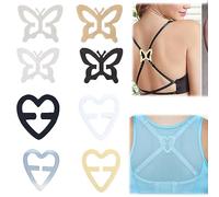 PLABBDPL Clip De Correa De Sujetador Antideslizante Clip,8Pcs Correa del Sujetador Sujetador Hombro Hebillas Bra Straps Holder Control Clips Hebillas de Ropa Interior, Sujetador Correa Clips