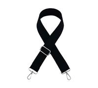 PLABBDPL - Correa universal para hombro, color negro, ajustable, desmontable, con ganchos giratorios de metal para bolsa de hombro, bandolera o bandolera