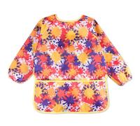 PLABBDPL Delantal de Pintura para Niños, Resistente al Agua, 2-8 Años, 3 Bolsillos