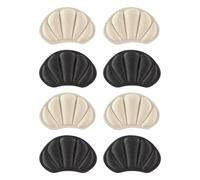 PLABBDPL Plantillas Rellenos de Zapatos Unisex para Hacer Zapato Grande Calce Inserciones de Zapatos Ajustables Agarre de Talón Almohadillas Adhesivas Reutilizables de Pies, 4 Pares, D